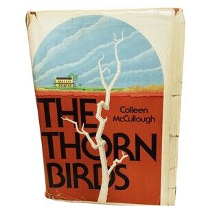 The‎ Thorn Birds by Colleen McCullough-1977 Hardback w/1978 newspaper Article